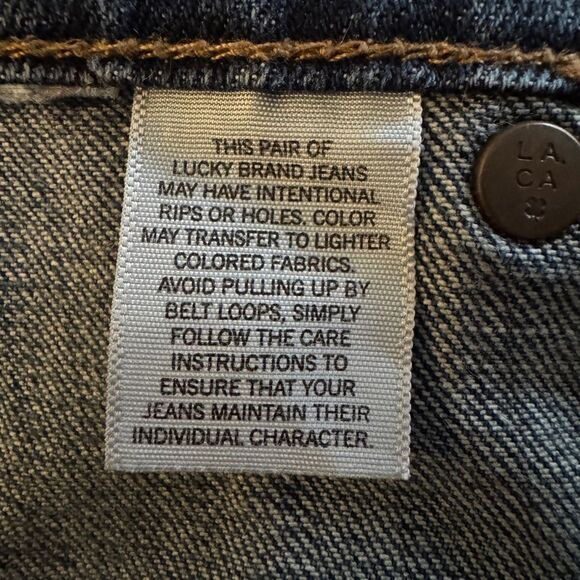 Lucky Brand Easy Rider Denim Blue Jeans Bootcut Size 8 8A - Picture 8 of 8